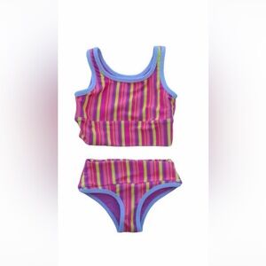 LainSnow | fruit stripe mini lain bikini, size 2/3 NWOT